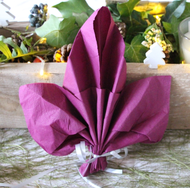 Pliage de serviette - IDCREA BLOG